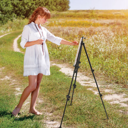 Aluminum Tripod travel easel 2